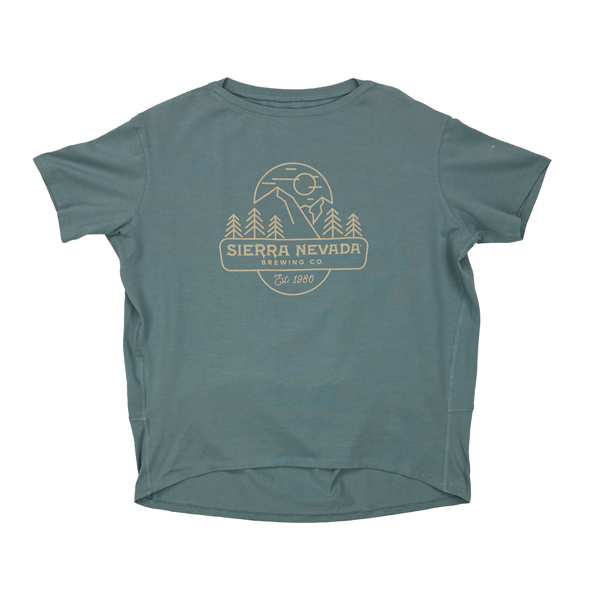 Sierra Nevada Women's Oval Mountain Scene T-Shirt