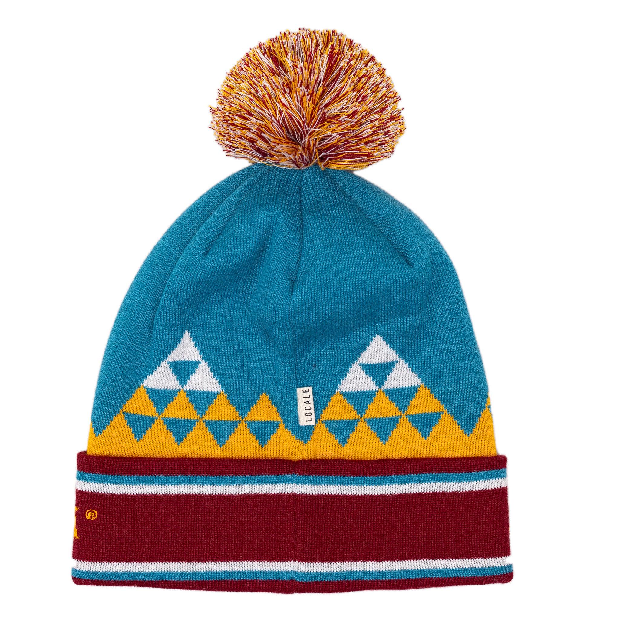 Sierra Nevada Brewing Co. Geo Mountain Pom Beanie - back view