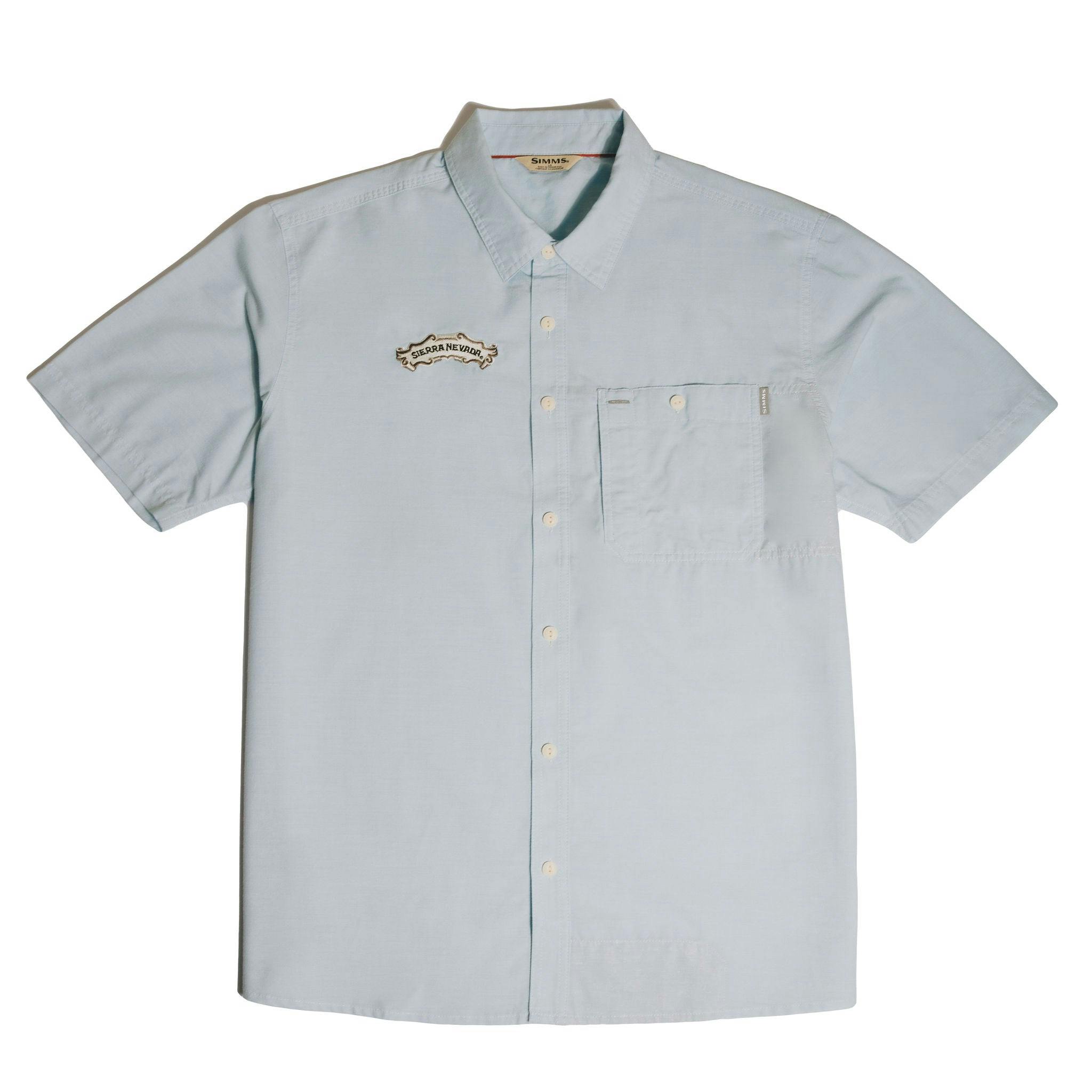 Sierra Nevada Brewing Co. X Simms Cutbank Chambray Short Sleeve Shirt - front view