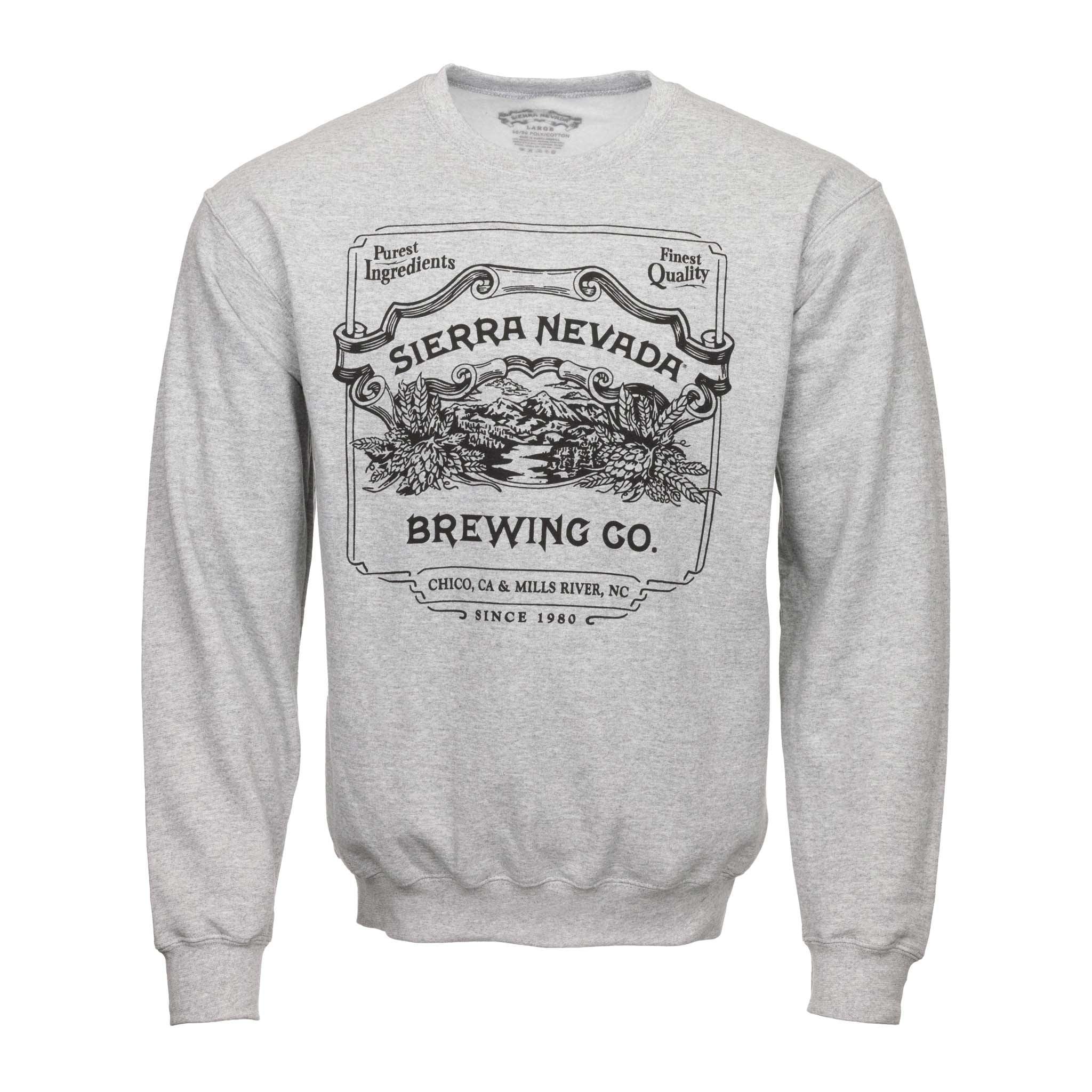 Sierra Nevada Fleece Handcrafted Crewneck - Front view