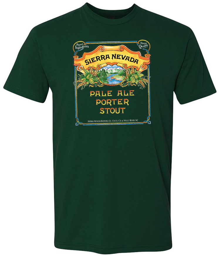 Pale-Porter-Stout Forest Green T-Shirt