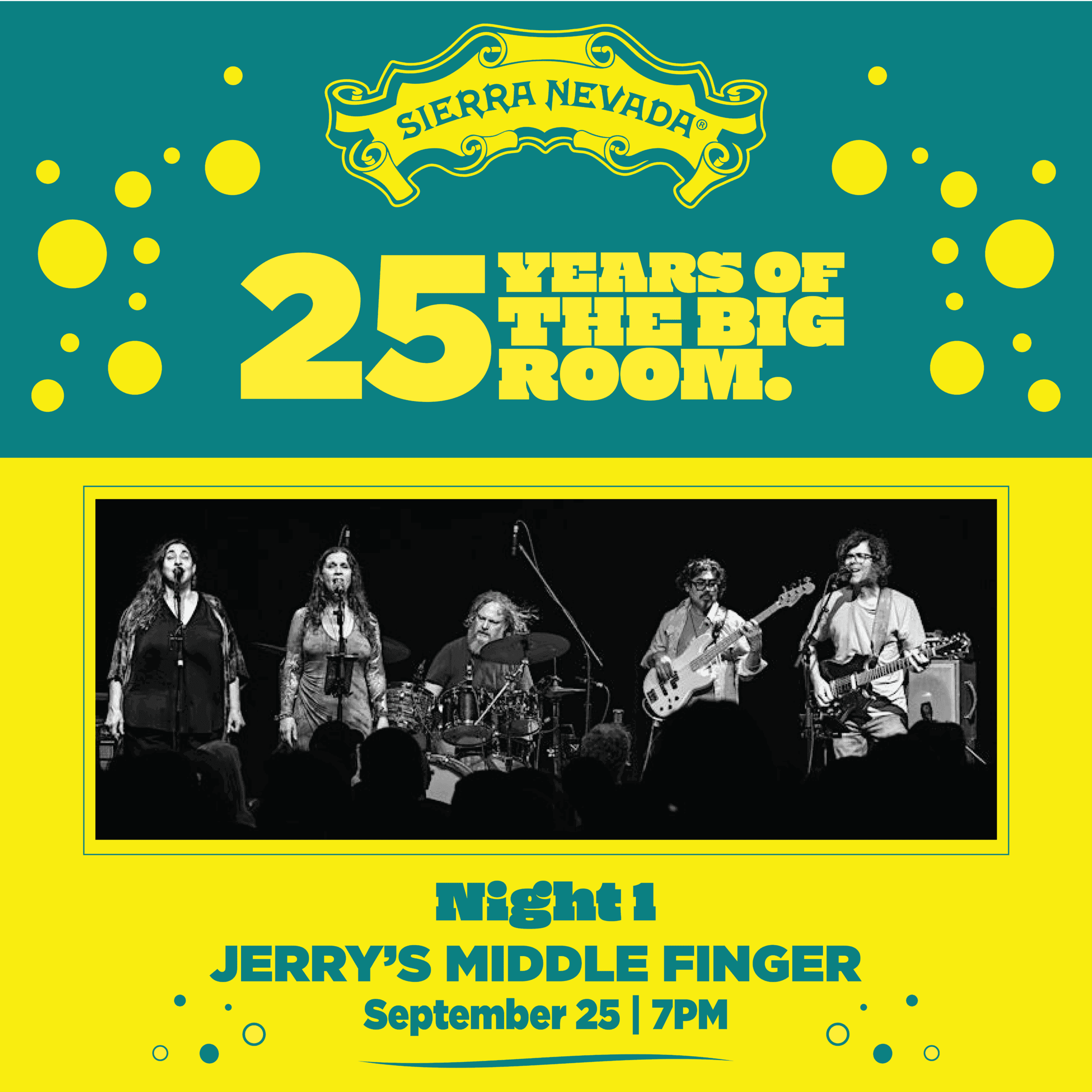 Jerry's Middle Finger on stage